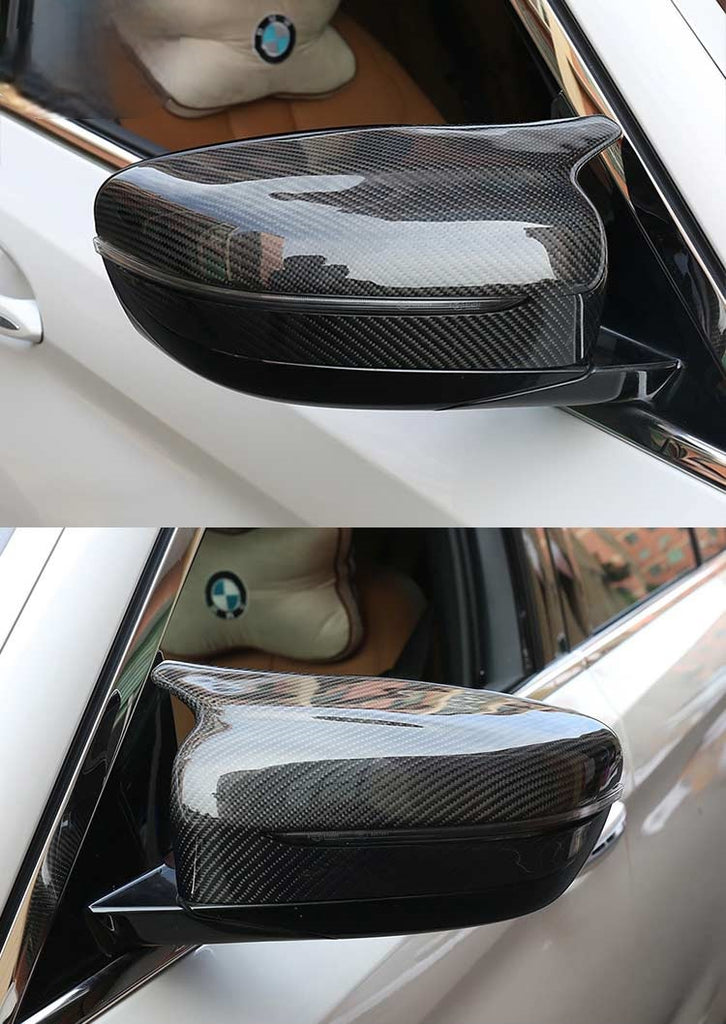 BMW 2 Series 230 G42 2022-ON (Right Hand Drive Only) with Aftermarket Parts - F9X Style / RHD Replacement Mirror Caps Pre-preg Carbon Fiber from Aero Republic