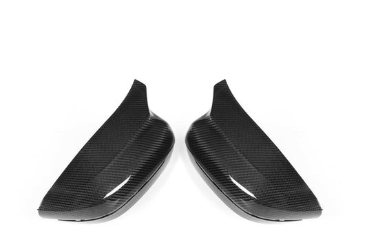 BMW 2 Series 230 G42 2022-ON (Left Hand Drive Only) with Aftermarket Parts - F9X Style / LHD Replacement Mirror Caps Dry Pre-preg Carbon Fiber from Aero Republic