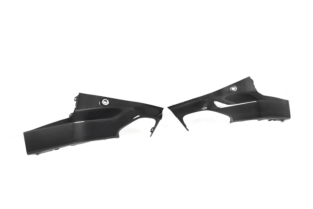 Mercedes BMW 2 Series M240 230 (for 230 model requires rear diffuser converison to M240, to be able to install this item, please search sku: AR-HC0101007-PP for purchase) G42 2022 2023 2024 with Aftermarket Parts - OE Style Rear Side Diffuser Pre-preg Carbon Fiber from Aero Republic