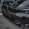 BMW 3 Series M340 330 320 G20 G21 LCI 2023 2024 with Aftermarket Parts - Dual Slat Front Kidney Grill Pre-preg Carbon Fiber from Aero Republic