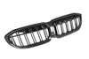 BMW 3 Series M340 330 320 G20 G21 Pre-LCI 2019 2020 2021 2022 with Aftermarket Parts - Dual Slat Front Kidney Grill Pre-preg Carbon Fiber from Aero Republic