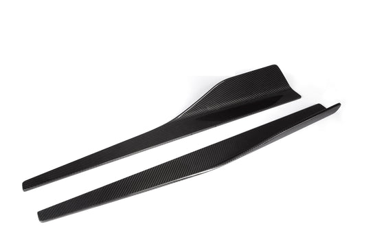 BMW 3 Series M340i 330i (Fits Both Pre-LCI & LCI) G20 G21 2019-ON with Aftermarket Parts - G Style Side Skirt Winglets Pre-preg Carbon Fiber from Aero Republic