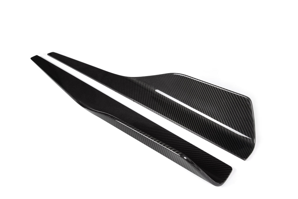 BMW 3 Series M340i 330i (Fits Both Pre-LCI & LCI) G20 G21 2019-ON with Aftermarket Parts - G Style Side Skirt Winglets Pre-preg Carbon Fiber from Aero Republic