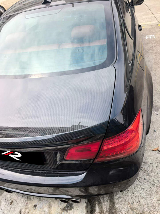 BMW 4 Series 428i/430i/435i/440i F32 & M4/M4C F82 2014 2015 2016 2017 2018 2019 2020 with Aftermarket Parts - CSL Rear Trunk Dry Pre-preg Carbon Fiber from Aero Republic
