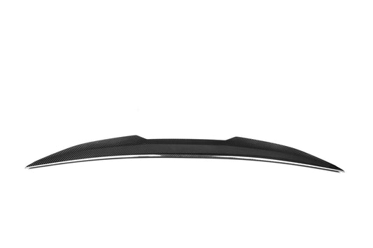 BMW 4 Series Gran Coupe 440i 435i 430i 428i F36 2014 2015 2016 2017 2018 2019 2020 with Aftermarket Parts - PSM Style Rear Lip Spoiler Pre-preg Carbon Fiber from Aero Republic