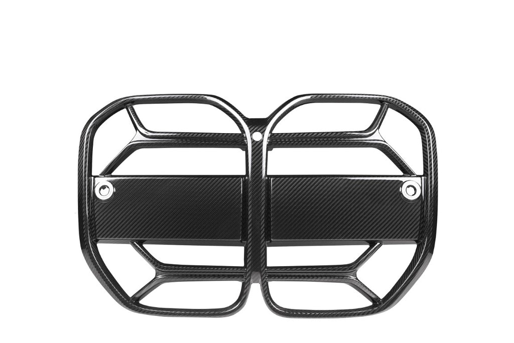 BMW 4 Series M440 430 G22 G23 2020 2021 2022 2023 2024 with Aftermarket Parts - CSL / Without ACC & CSL / With ACC Front Kidney Grill Pre-preg Carbon Fiber from Aero Republic