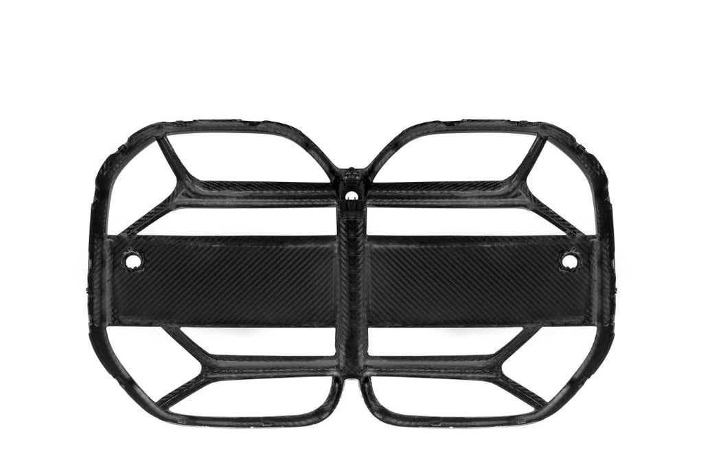 BMW 4 Series M440 430 G22 G23 2020 2021 2022 2023 2024 with Aftermarket Parts - CSL / Without ACC & CSL / With ACC Front Kidney Grill Pre-preg Carbon Fiber from Aero Republic