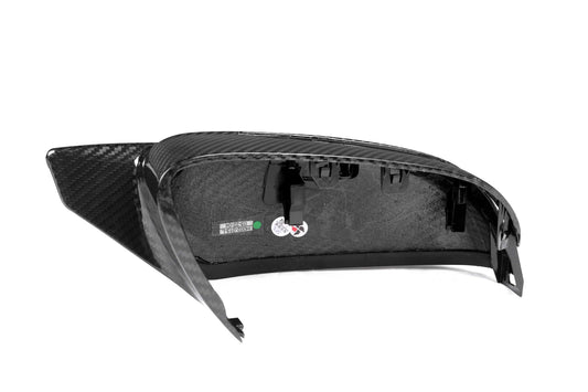 BMW 4 Series M440 G22 G23 G26 2022-ON LHD (Left Hand Drive Only) & I4 e Drive 40 G26 2022-ON LHD (Left Hand Drive Only) with Aftermarket Parts - OE Style Replacement Mirror Caps Pre-preg Carbon Fiber from Aero Republic