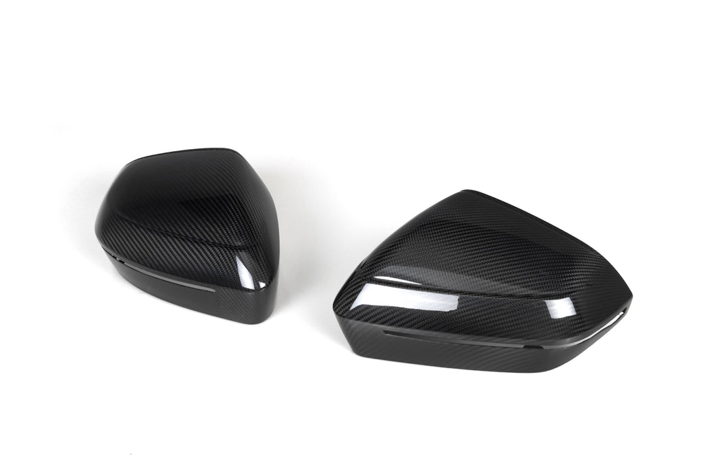 BMW 5 Series 530 540 & i5 e/x Drive40 M60 G60 G61 2024-ON LHD (Left Hand Drive) with Aftermarket Parts - OE Style / LHD Replacement Mirror Caps Pre-preg Carbon Fiber from Aero Republic