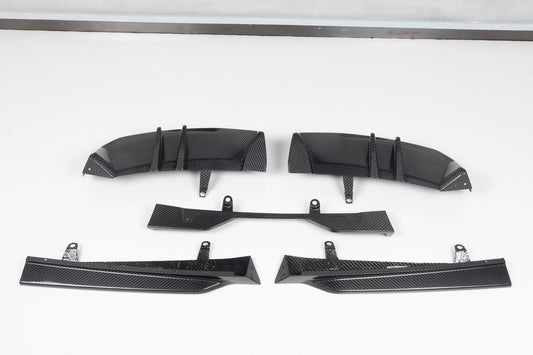 BMW 5 Series 540i xDrive / 530i xDrive / 530i / 550e xDrive G60 2024-ON with Aftermarket Parts - MP Style Rear Diffuser Pre-preg Carbon Fiber from Aero Republic