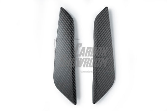 BMW 5 Series M550i 540i G30 (Fits both Pre-LCI & LCI) 2017 2018 2019 2020 2021 2022 2023 with Aftermarket Parts - OE Style Front Fender Vent Trim Carbon Fiber from Aero Republic