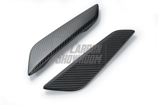 BMW 5 Series M550i 540i G30 (Fits both Pre-LCI & LCI) 2017 2018 2019 2020 2021 2022 2023 with Aftermarket Parts - OE Style Front Fender Vent Trim Carbon Fiber from Aero Republic