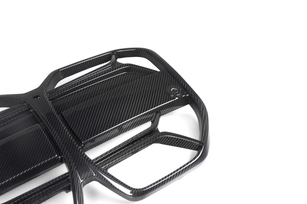 BMW I4 M50 / e Drive 40 G26 2020 2021 2022 2023 2024 with Aftermarket Parts - CSL / Without ACC & CSL / With ACC Front Kidney Grill Pre-preg Carbon Fiber from Aero Republic