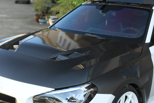 BMW M2C M2 G87 2023-ON & 2 Series M240i 230i G42 2022-ON with Aftermarket Parts - Vor Style Hood Dry Pre-preg Carbon Fiber from Aero Republic