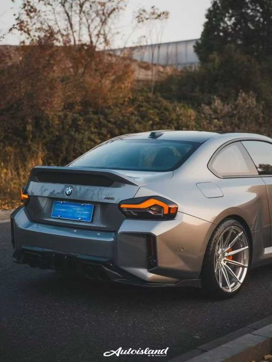 BMW M2C M2 G87 2023-ON & 2 Series M240i 230i G42 2022-ON with Aftermarket Parts - Vor Style Trunk Dry Pre-preg Carbon Fiber from Aero Republic