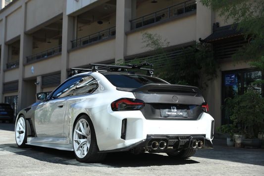 BMW M2C M2 G87 2023-ON & 2 Series M240i 230i G42 2022-ON with Aftermarket Parts - Vor Style Trunk Dry Pre-preg Carbon Fiber from Aero Republic