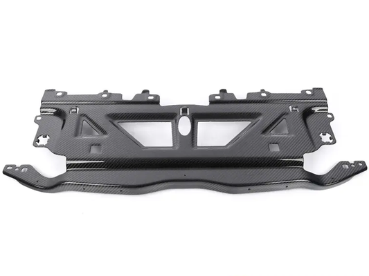 BMW M2C M2 G87 2023-ON with Aftermarket Parts - Front Upper Radiator Cooling Plate Dry Pre-preg Carbon Fiber from Aero Republic