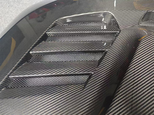 BMW M2C M2 G87 2023-ON & 2 Series M240i 230i G42 2022-ON with Aftermarket Parts - Vor Style Hood Dry Pre-preg Carbon Fiber from Aero Republic