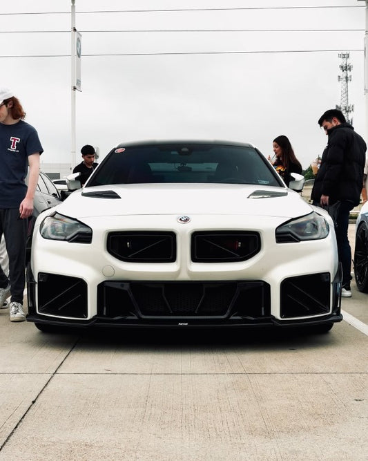 BMW M2C M2 G87 2023-ON & 2 Series M240i 230i G42 2022-ON with Aftermarket Parts - Vor Style Hood Dry Pre-preg Carbon Fiber from Aero Republic