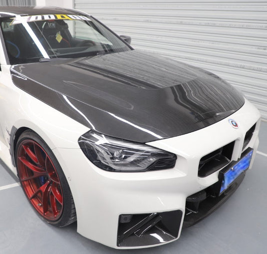 BMW M2C M2 G87 2023-ON & 2 Series M240i 230i G42 2022-ON with Aftermarket Parts - OE Style Hood Dry Pre-preg Carbon Fiber from Aero Republic
