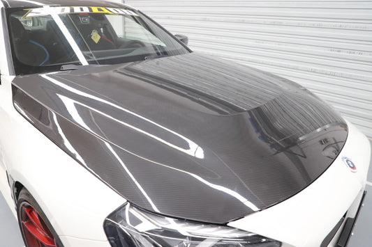 BMW M2C M2 G87 2023-ON & 2 Series M240i 230i G42 2022-ON with Aftermarket Parts - OE Style Hood Dry Pre-preg Carbon Fiber from Aero Republic