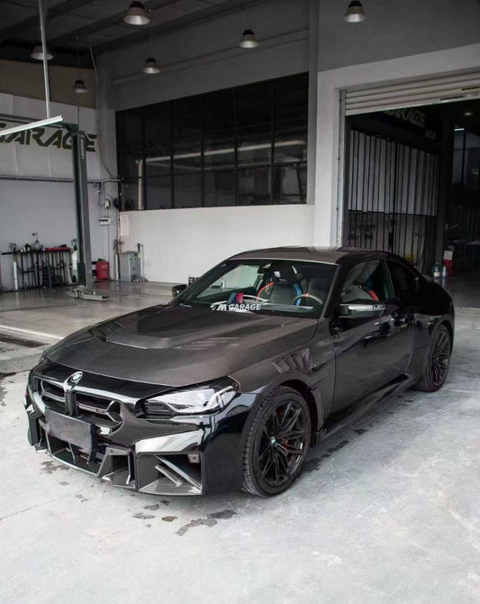 BMW M2C M2 G87 2023-ON with Aftermarket Parts - N style Front Fenders & Liners Dry Pre-preg Carbon Fiber from Aero Republic