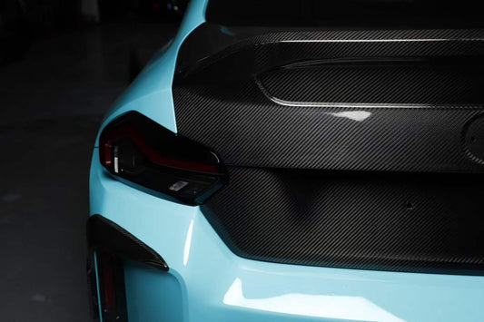 BMW M2C M2 G87 2023-ON & 2 Series M240i 230i G42 2022-ON with Aftermarket Parts - Vor Style Trunk Dry Pre-preg Carbon Fiber from Aero Republic