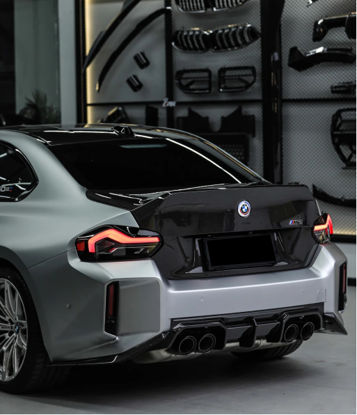 BMW M2C M2 G87 2023-ON & 2 Series M240i 230i G42 2022-ON with Aftermarket Parts - CSL Style Trunk Dry Pre-preg Carbon Fiber from Aero Republic