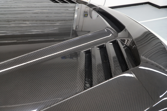 BMW M2C M2 G87 2023-ON & 2 Series M240i 230i G42 2022-ON with Aftermarket Parts - Vor Style Hood Dry Pre-preg Carbon Fiber from Aero Republic