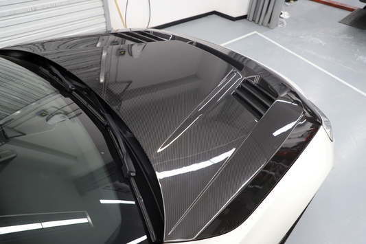 BMW M2C M2 G87 2023-ON & 2 Series M240i 230i G42 2022-ON with Aftermarket Parts - Vor Style Hood Dry Pre-preg Carbon Fiber from Aero Republic