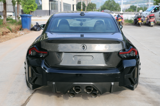 BMW M2C M2 G87 2023-ON & 2 Series M240i 230i G42 2022-ON with Aftermarket Parts - OE Style Trunk Dry Pre-preg Carbon Fiber from Aero Republic