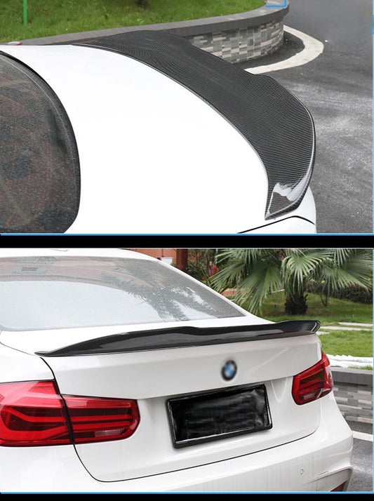 BMW M3 E92 2007 2008 2009 2010 2011 2012 2013 & 3 Series E92 (Both Fits Pre-LCI & LCI) 2006 2007 2008 2009 2010 2011 2012 with Aftermarket Parts - PSM Style Rear Lip Spoiler Carbon Fiber from Aero Republic