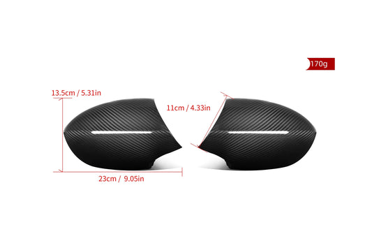 BMW M3 E92 2006 2007 2008 2009 2010 2011 2012 2013 with Aftermarket Parts - OE Style Replacement Mirror Caps Pre-preg Carbon Fiber from Aero Republic