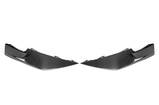 BMW M3 M3C M3CS G80 G81 2021 2022 2023 2024 & M4 M4C M4CS G82 G83 2021 2022 2023 2024 with Aftermarket Parts - OE Style Front Splitter Pre-preg Carbon Fiber from Aero Republic