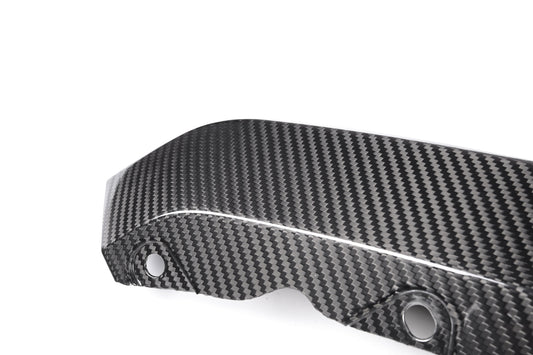 BMW M3 M3C M3CS G80 G81 2021 2022 2023 2024 with Aftermarket Parts - OE Style Rear Splitter Pre-preg Carbon Fiber from Aero Republic