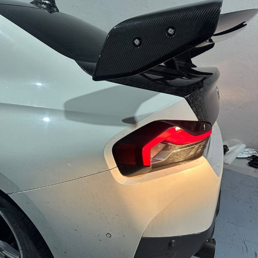 Aero Republic ADR Style Rear Wing & Brace for BMW M2 G87 & 2 Series M240i G42 Dry Pre-preg Carbon Fiber