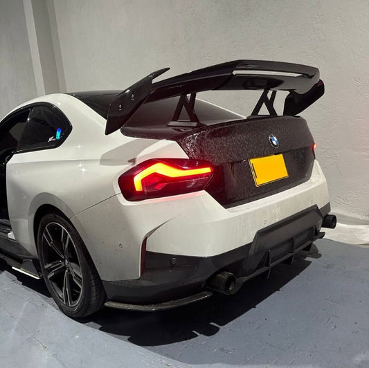 BMW M2 / M2C G87 2023-ON & 2 Series M240 230 G42 2022-ON with Aftermarket Parts - ADR Style Rear Wing Dry Pre-preg Carbon Fiber from Aero Republic