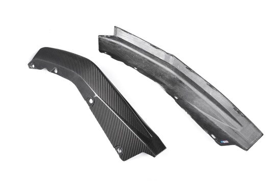 BMW M4 M4C M4CS G82 G83 2021 2022 2023 2024 with Aftermarket Parts - OE Style Rear Splitter Pre-preg Carbon Fiber from Aero Republic