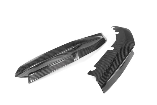 BMW M4 M4C M4CS G82 G83 2021 2022 2023 2024 with Aftermarket Parts - OE Style Rear Splitter Pre-preg Carbon Fiber from Aero Republic