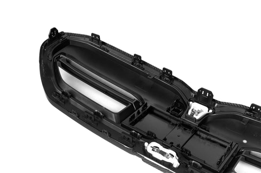 BMW M5 G90 G99 2025-ON with Aftermarket Parts - M5 Style Front Kidney Grill with LED Dry Pre-preg Carbon Fiber from Aero Republic