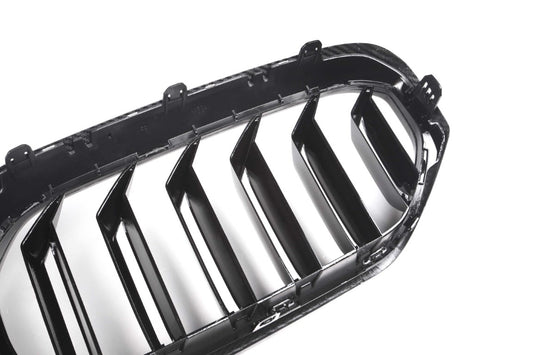 BMW M5 M5C F90 LCI 2021 2022 2023 2024 & 5 Series M550 540 G30 G31 LCI 2021 2022 2023 with Aftermarket Parts - Dual Slat Front Kidney Grill Pre-preg Carbon Fiber from Aero Republic