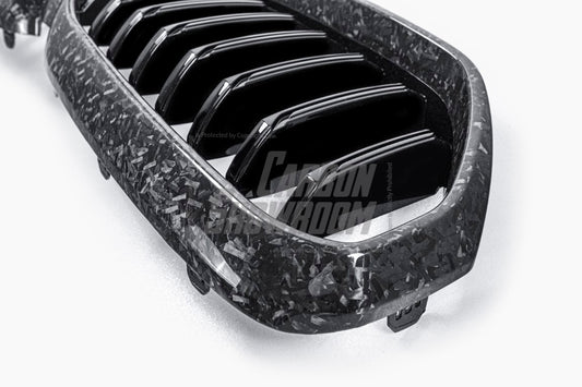 Aero Republic Single Slat Front Kidney Grill for BMW M5 M5C F90 & M550 540 G30/31 LCI Carbon Fiber