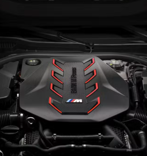 BMW M5 M5C G90 2024-ON with Aftermarket Parts - Engine Cover Replacement Carbon Fiber from Aero Republic
