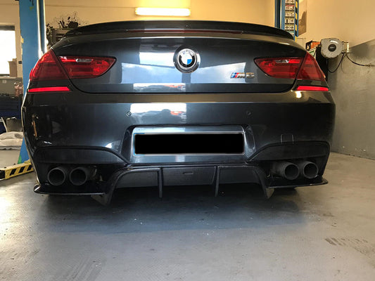 BMW M6 F06 F12 F13 2013 2014 2015 2016 2017 2018 2019 with Aftermarket Parts - Vor Style Rear Diffuser Carbon Fiber from Aero Republic