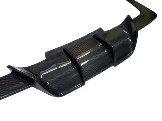 BMW M6 F06 F12 F13 2013 2014 2015 2016 2017 2018 2019 with Aftermarket Parts - Vor Style Rear Diffuser Carbon Fiber from Aero Republic