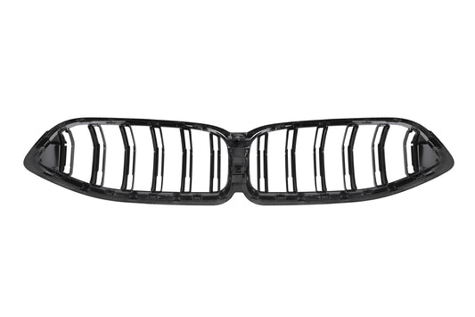 BMW M8 F91 F92 F93 2019-ON with Aftermarket Parts - Dual Slat Front Kidney Grill Pre-preg Carbon Fiber from Aero Republic