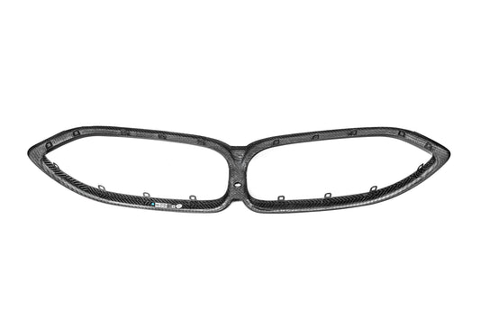 BMW M8 F91 F92 F93 2019-ON with Aftermarket Parts - Dual Slat Front Kidney Grill Pre-preg Carbon Fiber from Aero Republic
