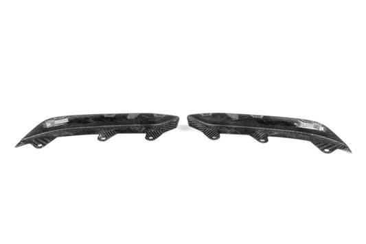 BMW M8 F91 F92 F93 2019-ON with Aftermarket Parts - OE Style Front Bumper Side Lower Vent Trim Carbon Fiber from Aero Republic