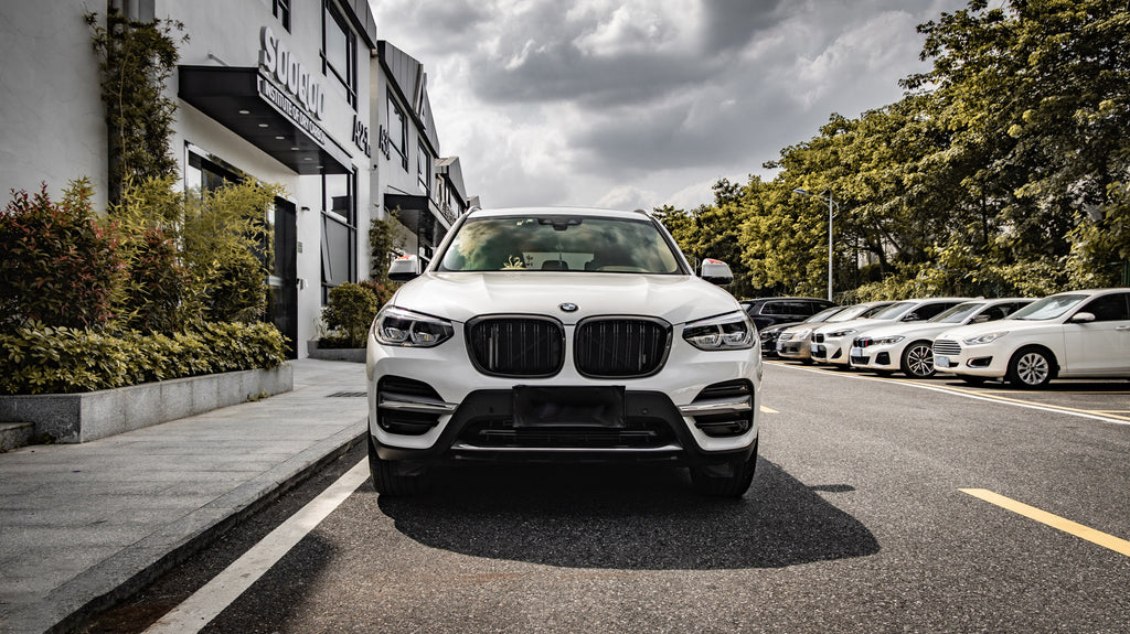 BMW X3 M40 s/x Drive 340 G01 Pre-LCI 2019 2020 2021 & X4 M40 xDrive 30 G02 Pre-LCI 2019 2020 2021 with Aftermarket Parts - Dual Slat Front Kidney Grill Pre-preg Carbon Fiber from Aero Republic