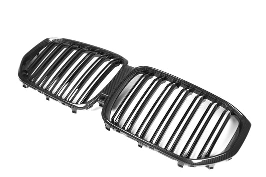 BMW X5 G05 M50i x/s Drive 40i Pre-LCI 2019 2020 2021 2022 2023 with Aftermarket Parts - Dual Slat Front Kidney Grill Pre-preg Carbon Fiber from Aero Republic